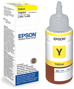 Контейнер EPSON с желтыми чернилами L100 T6644 - фото 6378