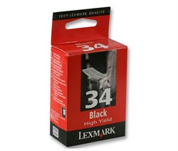 Картридж 18С0034Е Lexmark Z815/X5250 №34 Black (повыш. емк.)  (o) - фото 6516